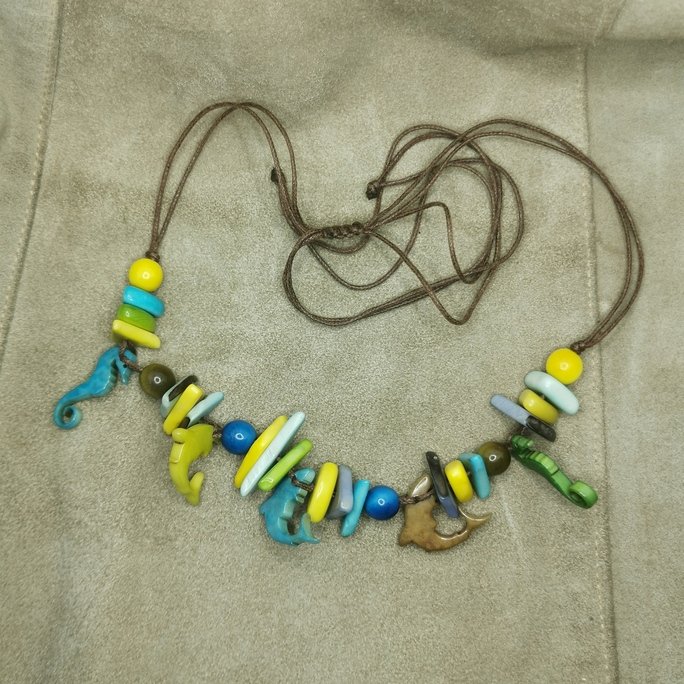 Collana in avorio vegetale - immagine 8