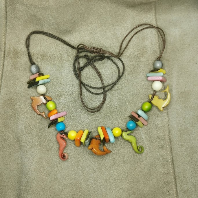 Collana in avorio vegetale - immagine 6