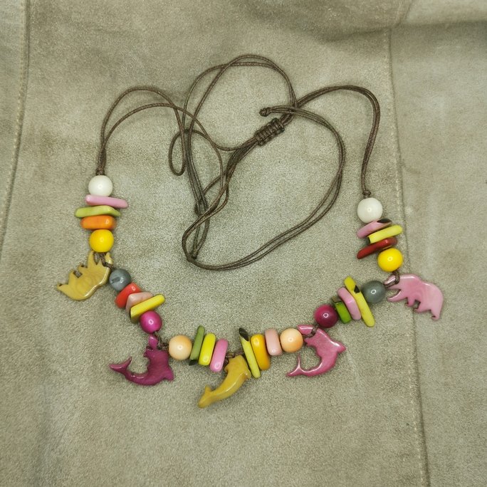 Collana in avorio vegetale - immagine 5