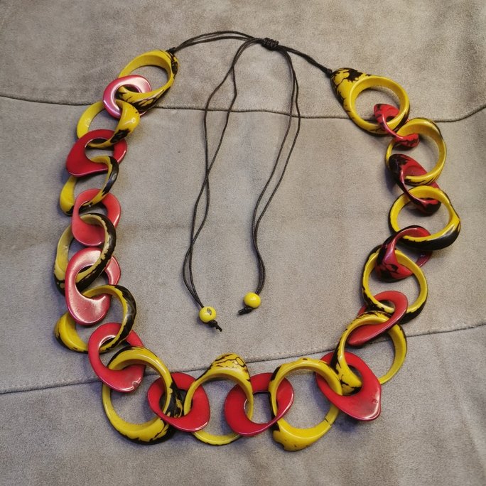 Collana in avorio vegetale - immagine 3