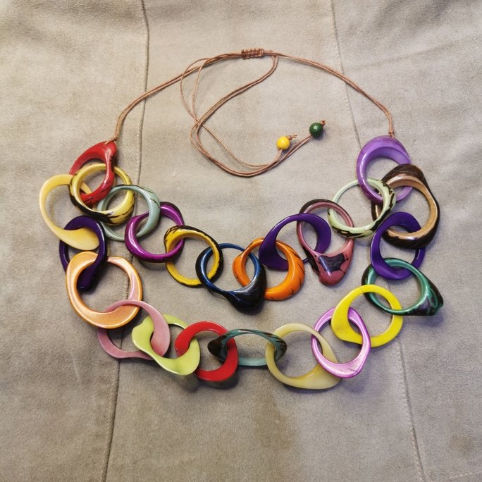 Collana in avorio vegetale - immagine 6