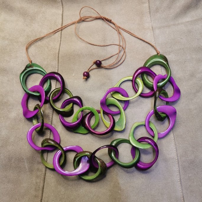 Collana in avorio vegetale - immagine 5