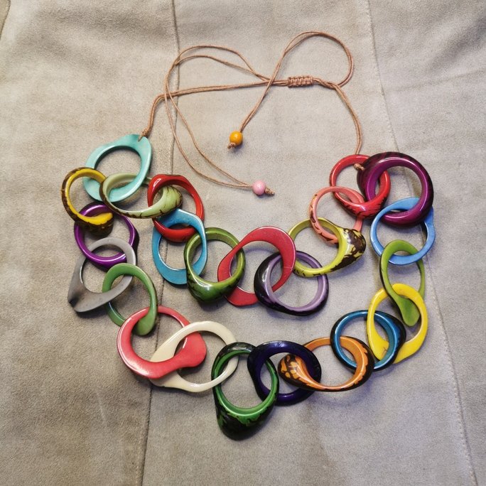 Collana in avorio vegetale - immagine 4