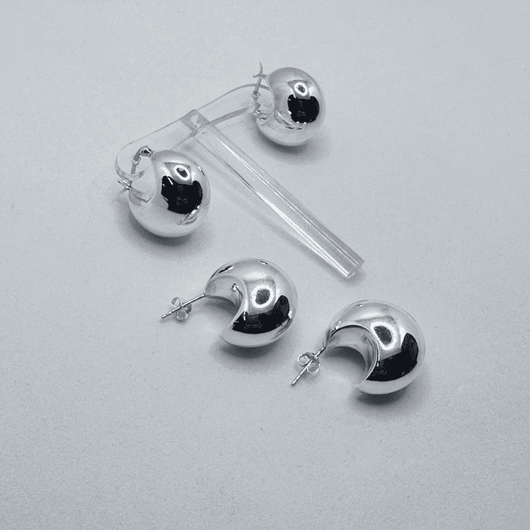 Orecchini etnici bombati