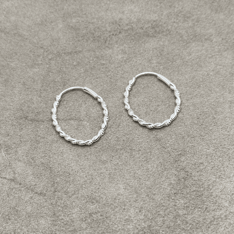 Orecchino ovale torcion - immagine 3