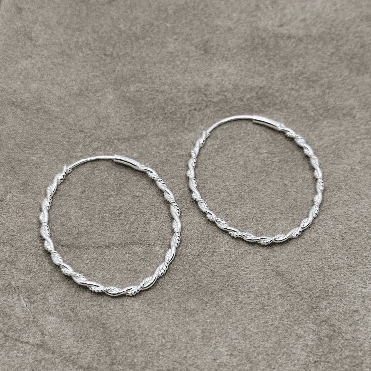 Orecchino ovale torcion - immagine 2