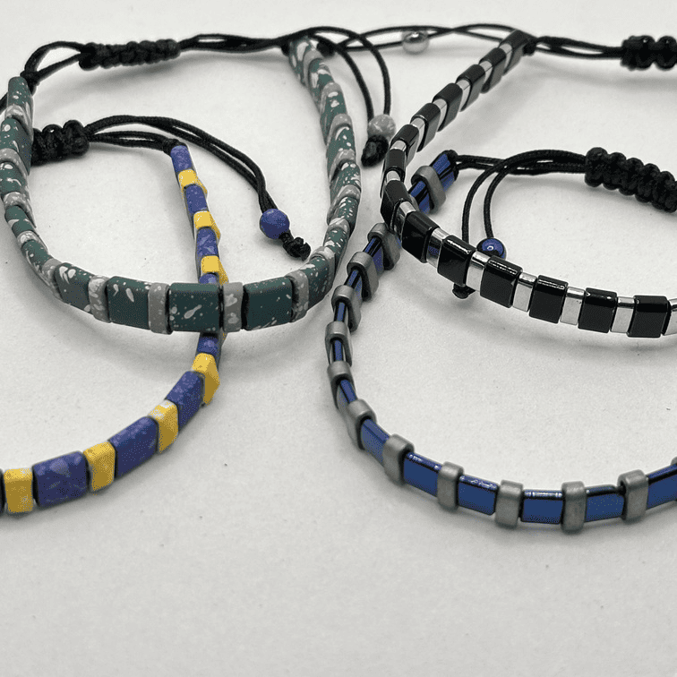 Bracciale pietre color