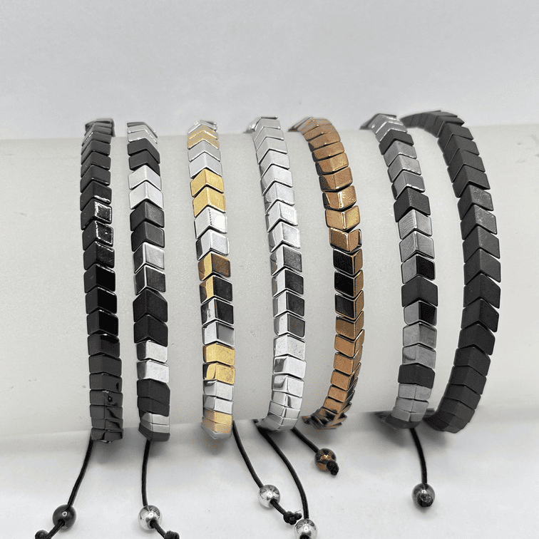 Bracciale snake ematite