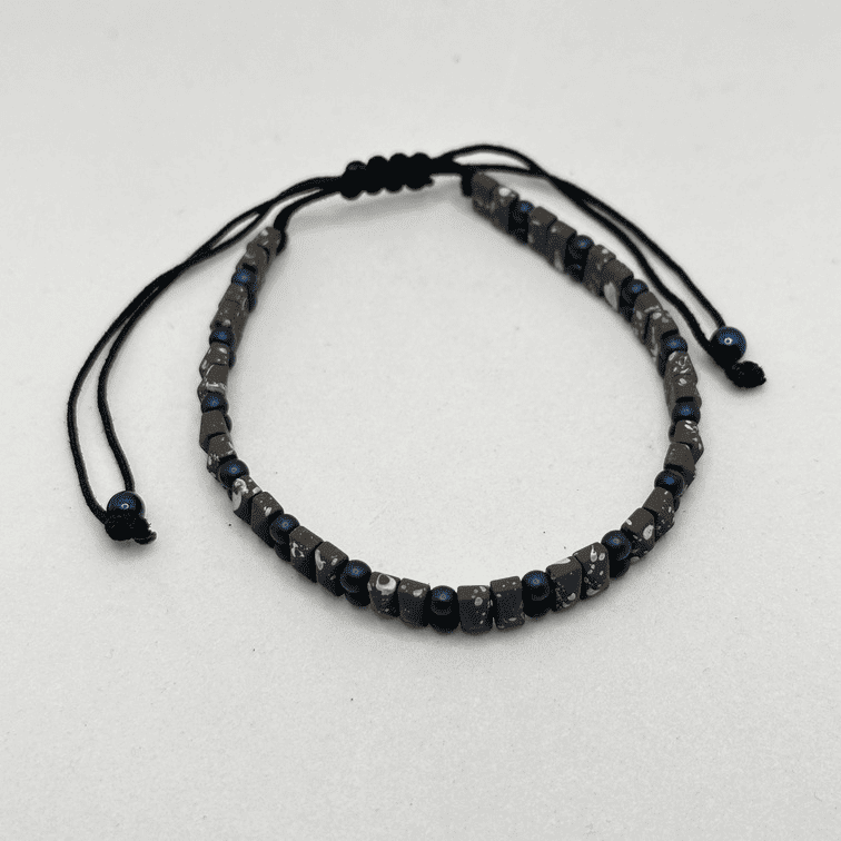 Bracciale pietre ematite - immagine 2
