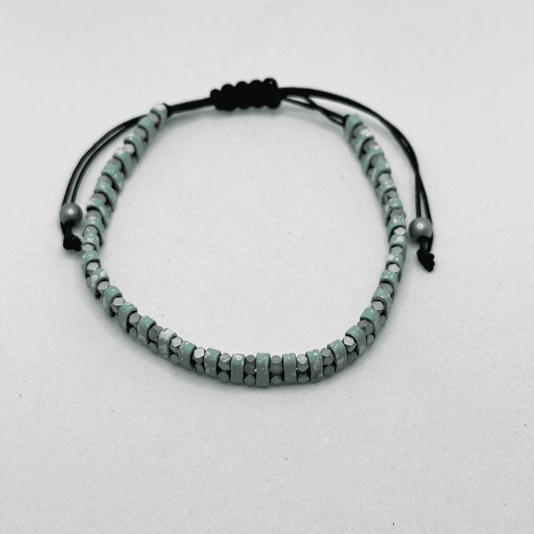 Bracciale pietre ematite - immagine 3
