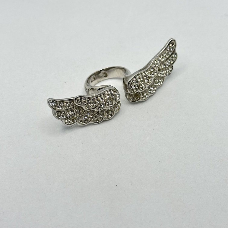 Crystal evolution - Anello con Swarovski - Wings - immagine 3