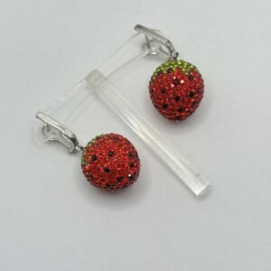 Crystal evolution - Orecchini con Swarovski - Strawberry