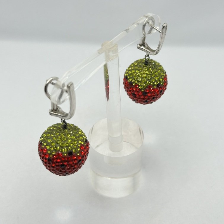 Crystal evolution - Orecchini con Swarovski - Strawberry - immagine 2