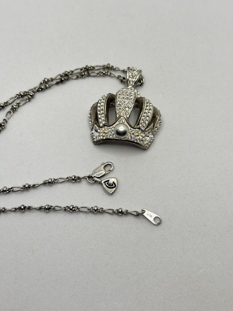 Crystal evolution - Collana con Swarovski - Crown - immagine 3