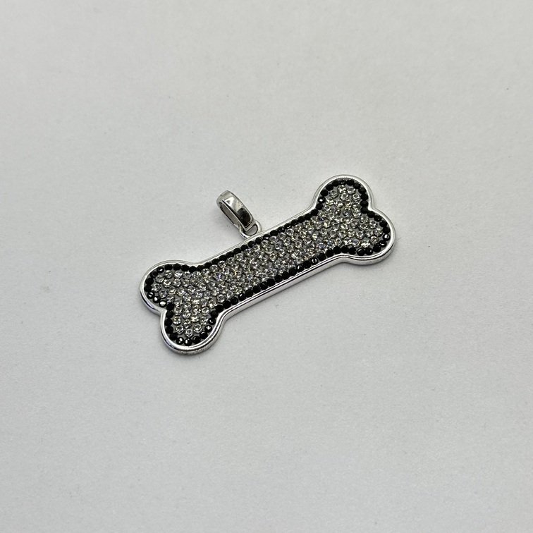 Crystal evolution - Ciondolo con Swarovski - Osso