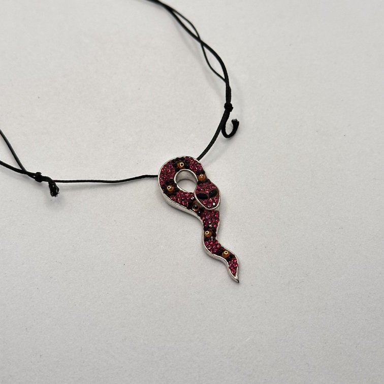 Crystal evolution - Collana con Swarovski - Snake - immagine 2