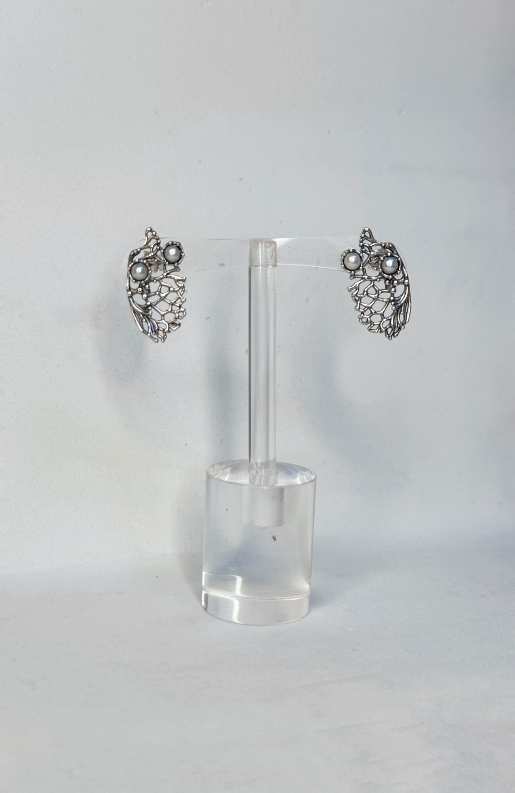 Orecchini Ramo di corallo e perle