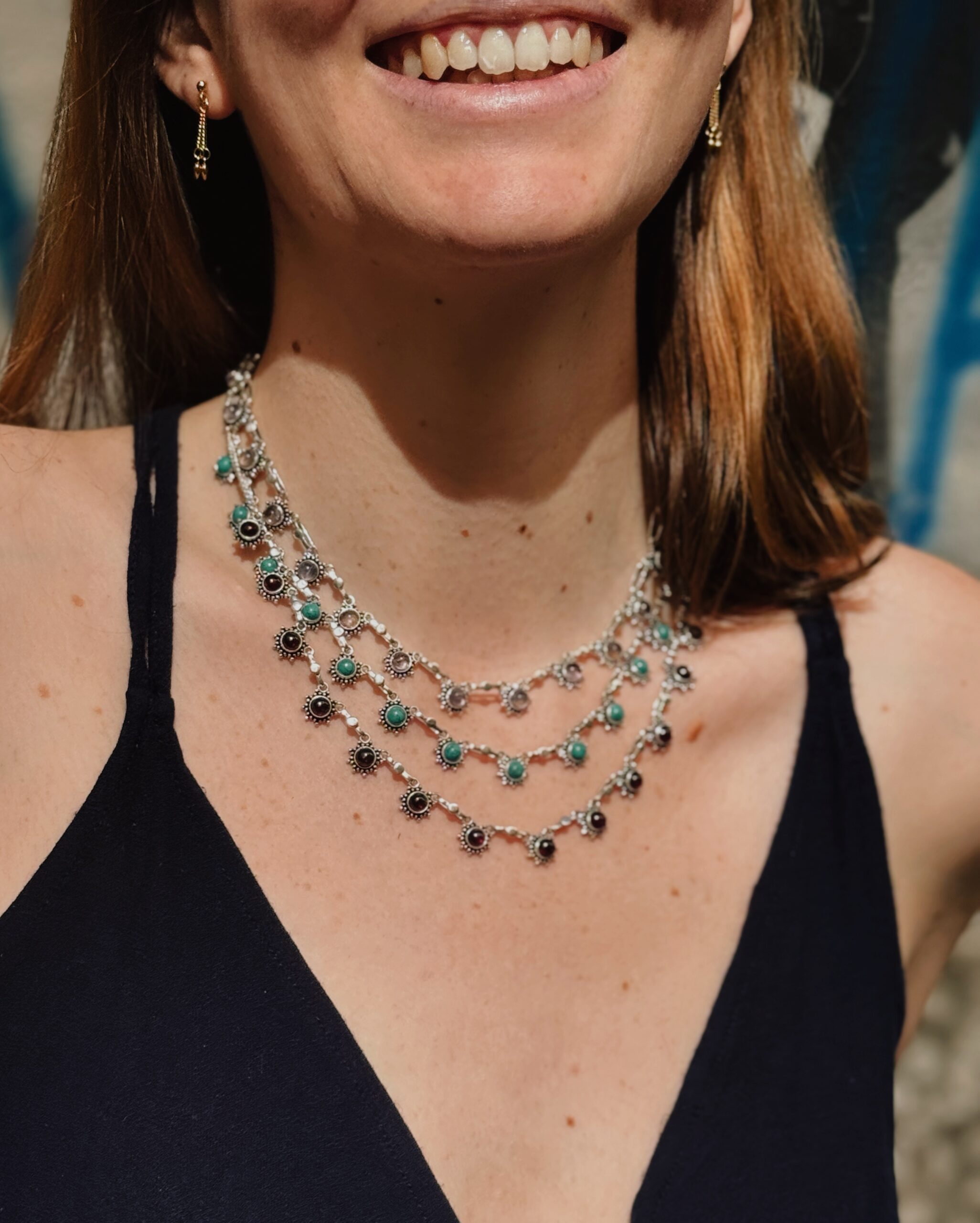 Sunrise stone necklace - immagine 8