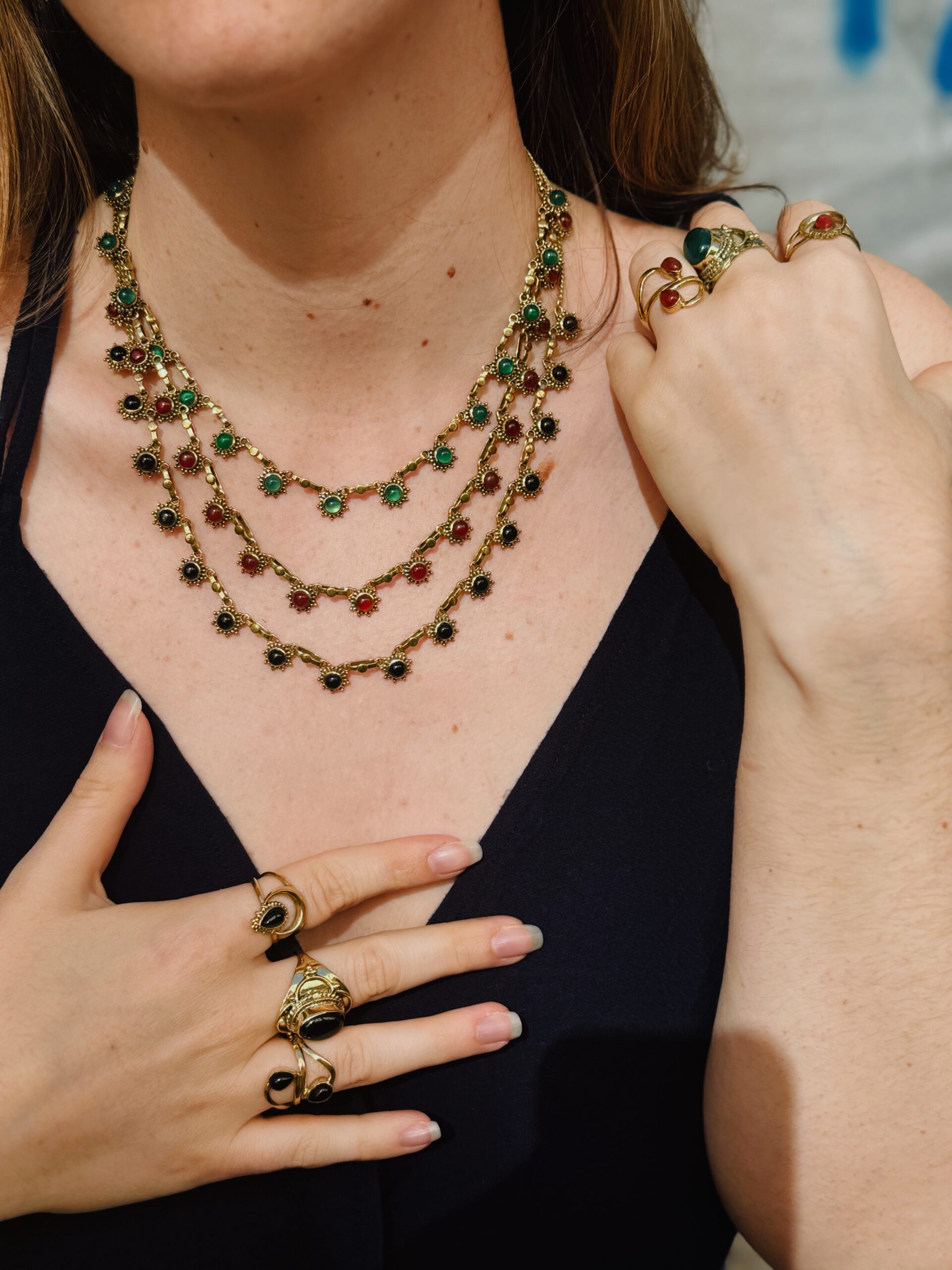 Sunrise stone necklace - immagine 12