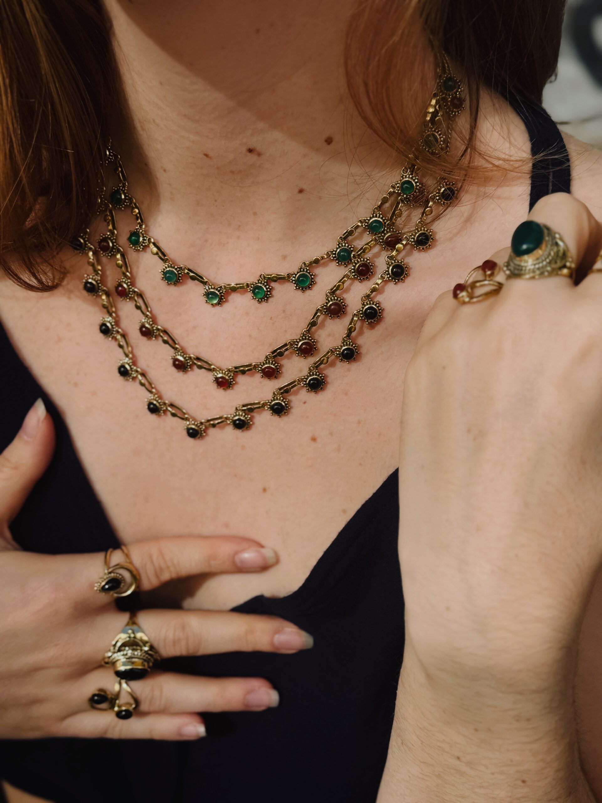 Sunrise stone necklace - immagine 15