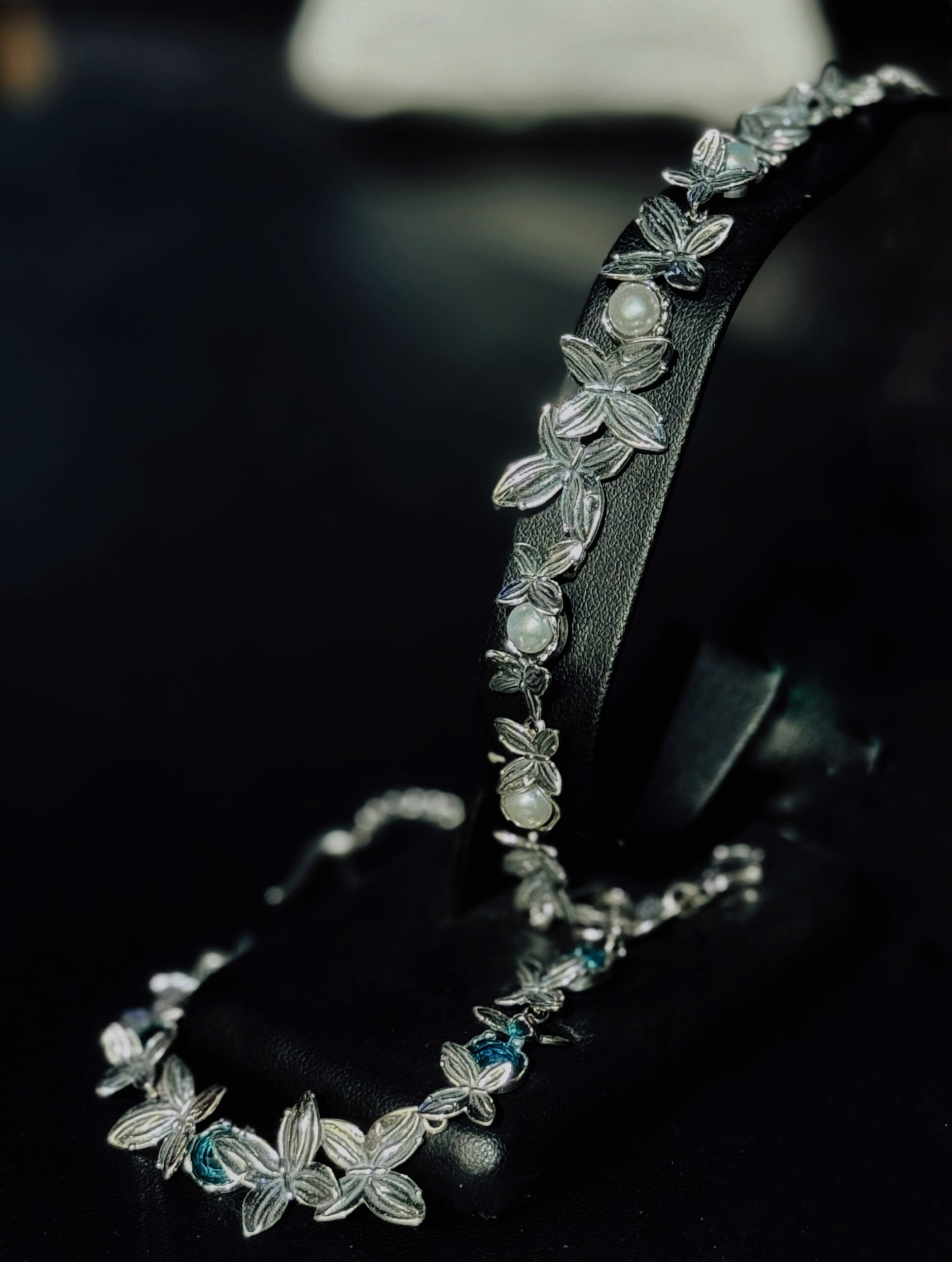 Bracciale con Farfalle e pietra