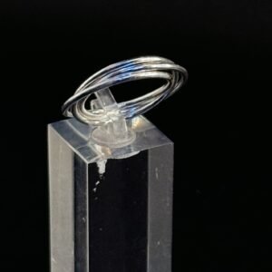 Anello Tre Fili Intrecciati Argento 925