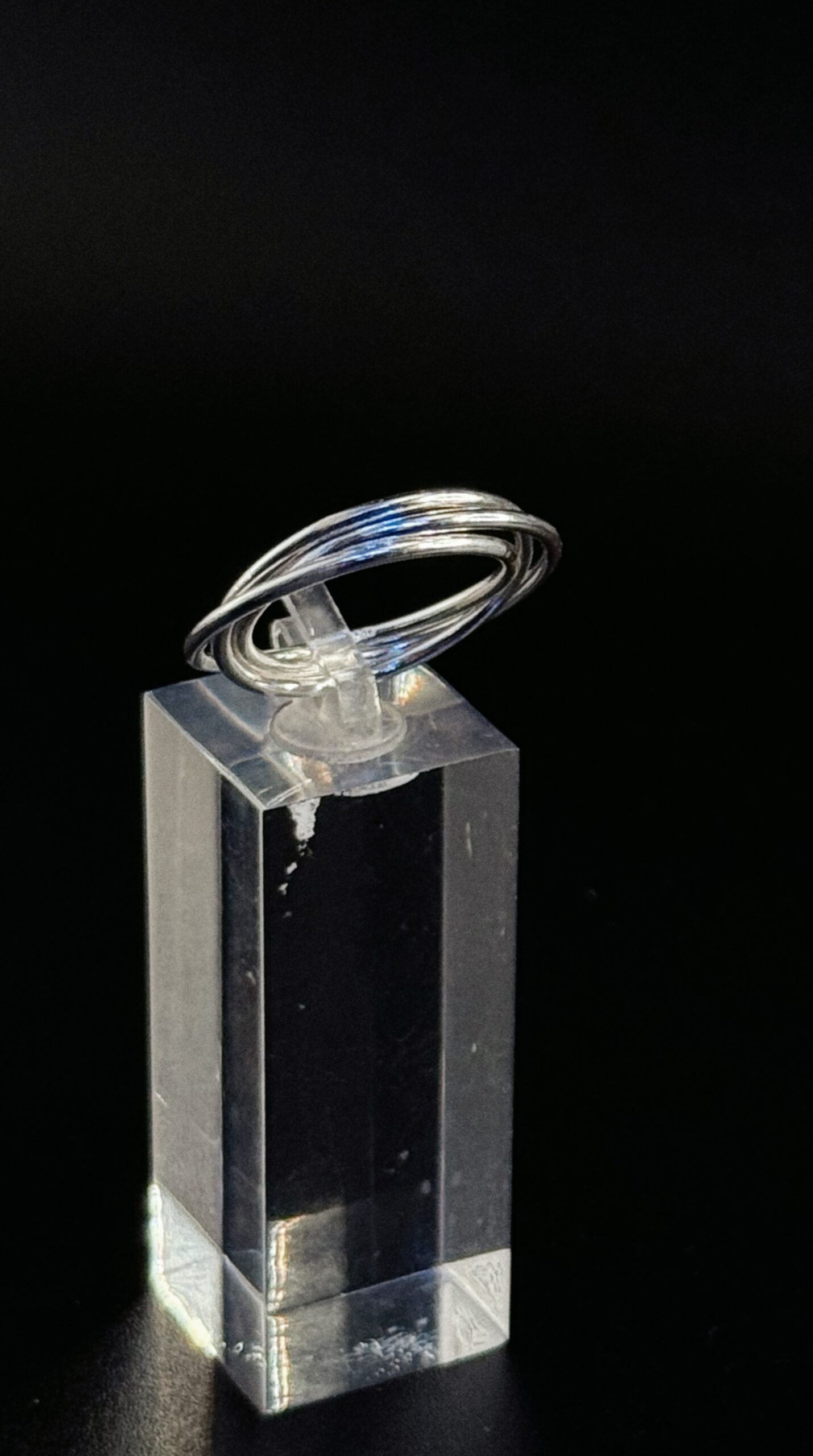 Anello Tre Fili Intrecciati Argento 925