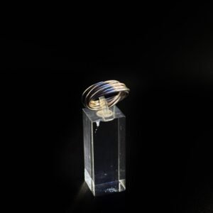 Anello Argento 925 Otto Fili Intrecciati Statement Bold