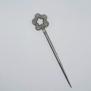 Fermacapelli con Fiore in alluminio