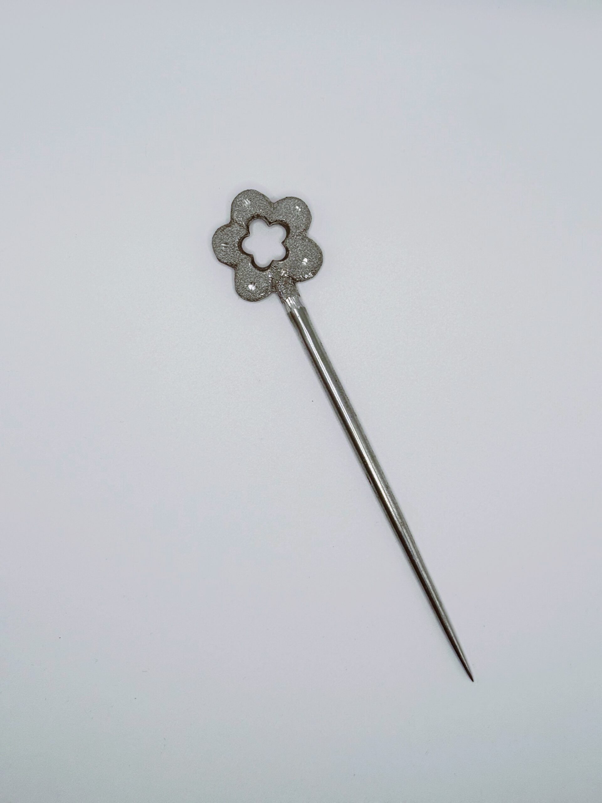 Fermacapelli con Fiore in alluminio