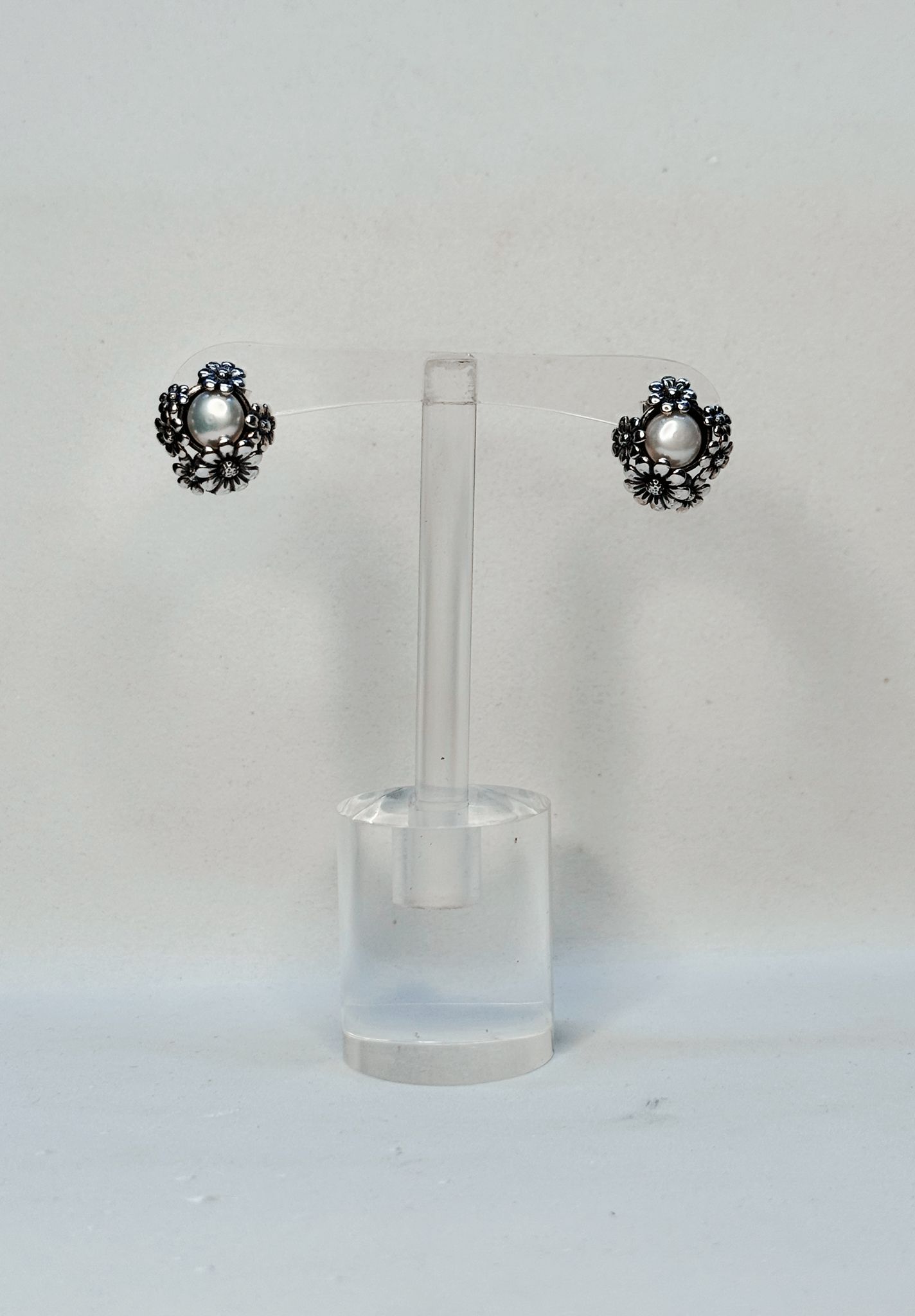 Orecchini Bouquet di Margherite con perla