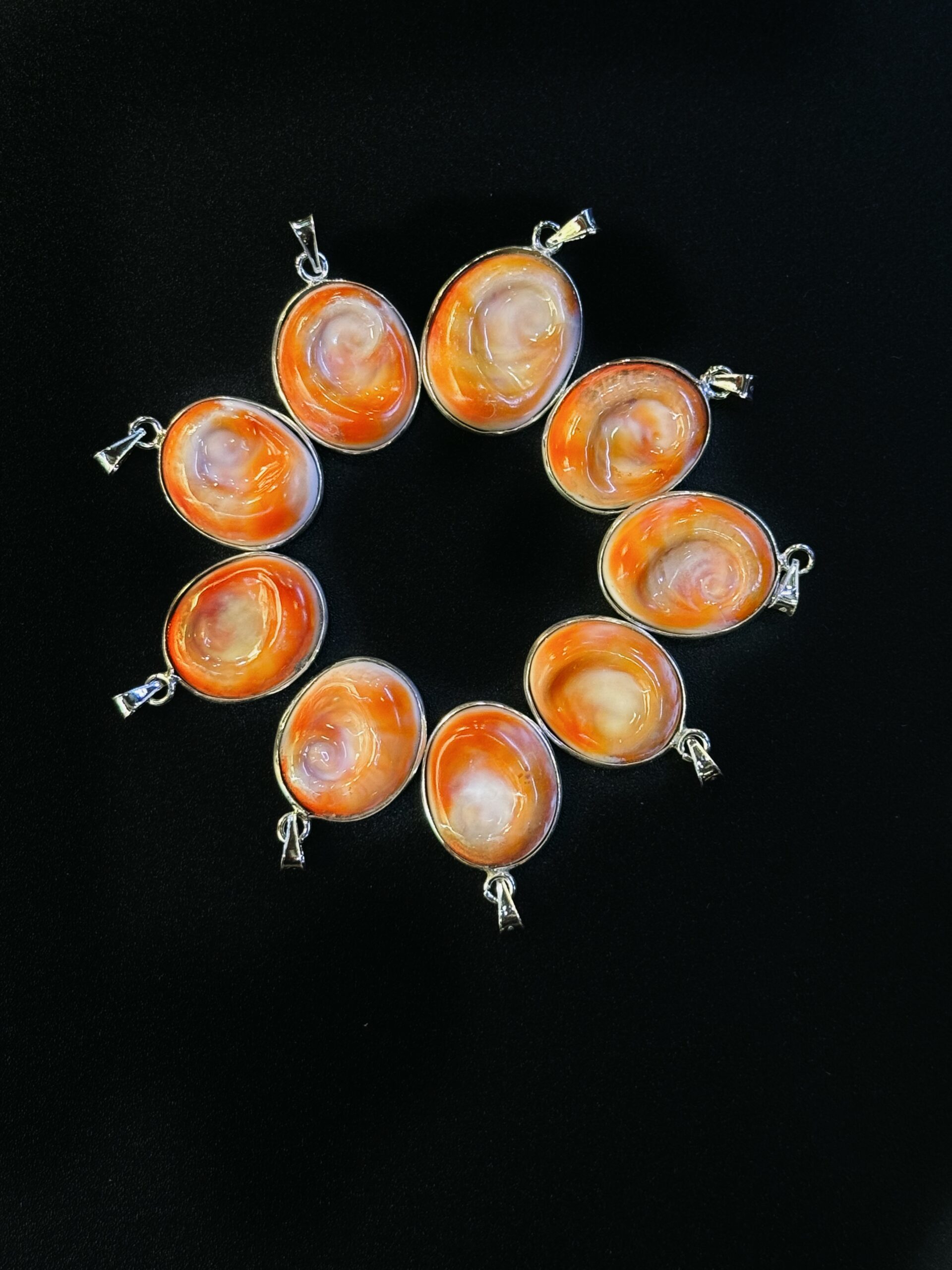 Ciondolo Occhio di Santa Lucia Montatura Argento 925 - immagine 2