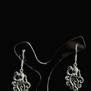Orecchini Polpo in Argento pendenti o da lobo